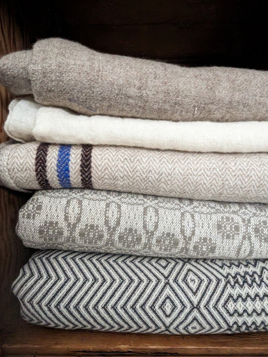 Juno Cotton Throw Blanket - Grey