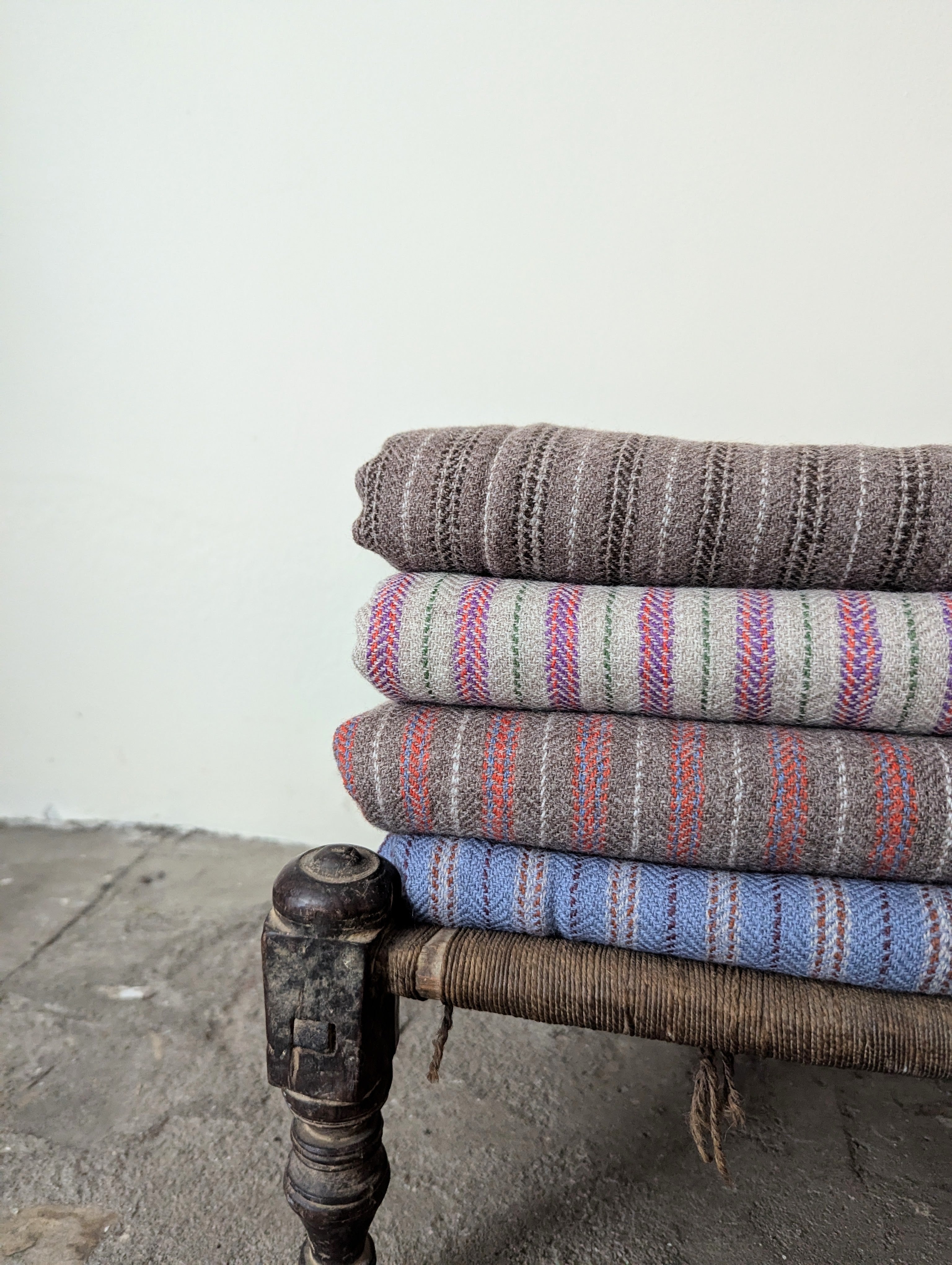 Wool Throw - Tomette Stripe