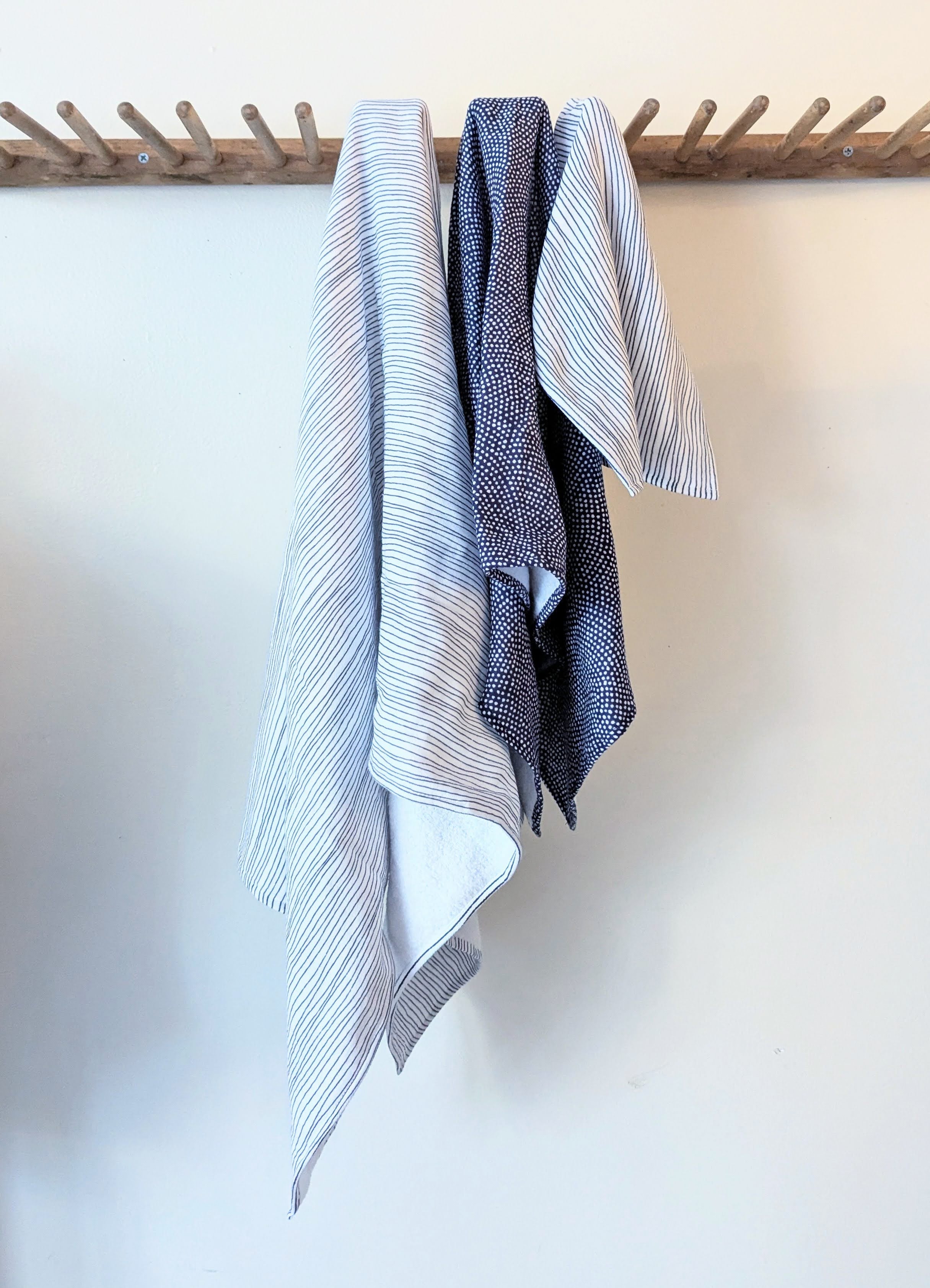 Japanese Fine Pattern Towels - Multiple Sizes - Shark
