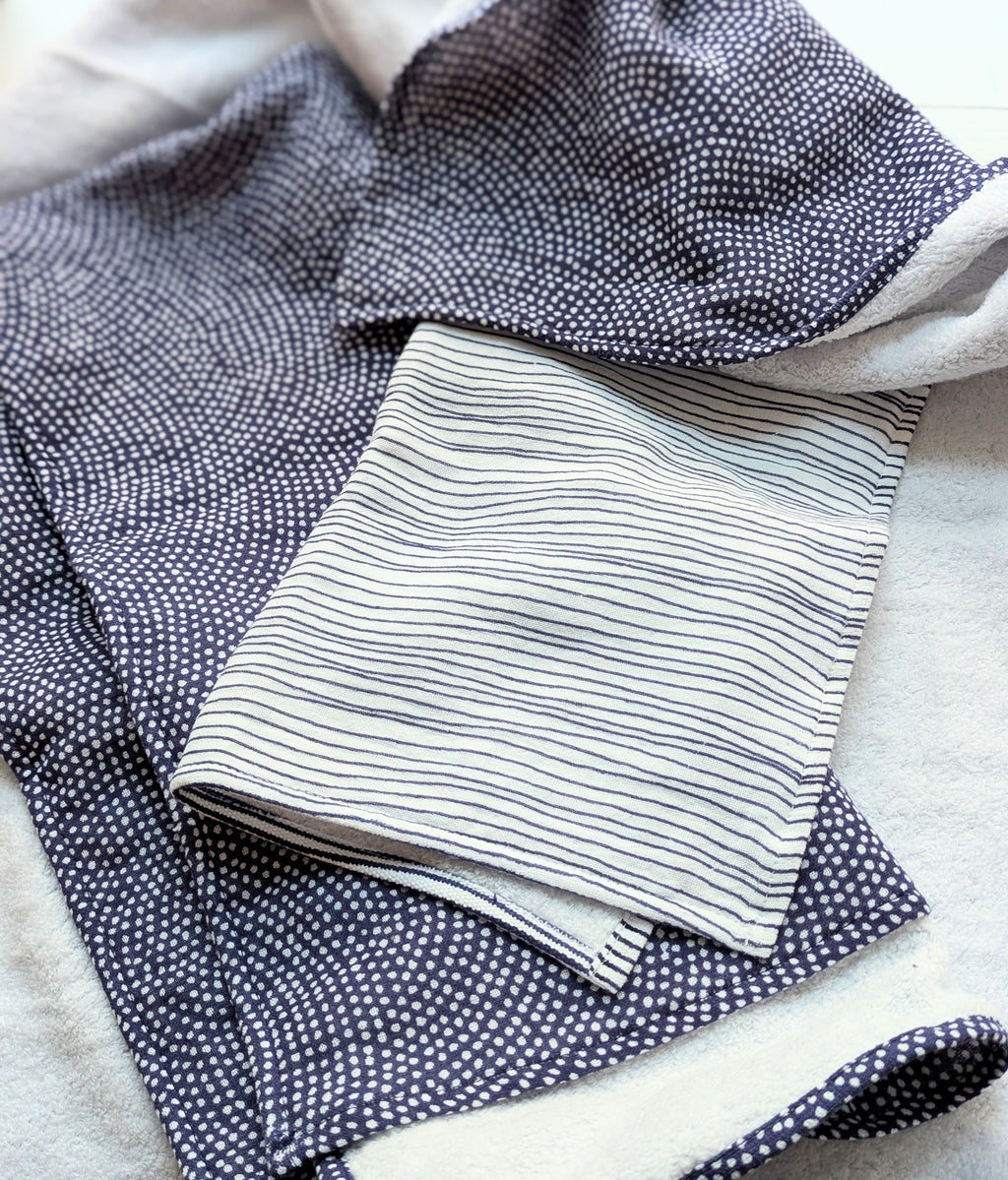 Japanese Fine Pattern Towels - Multiple Sizes - Shark