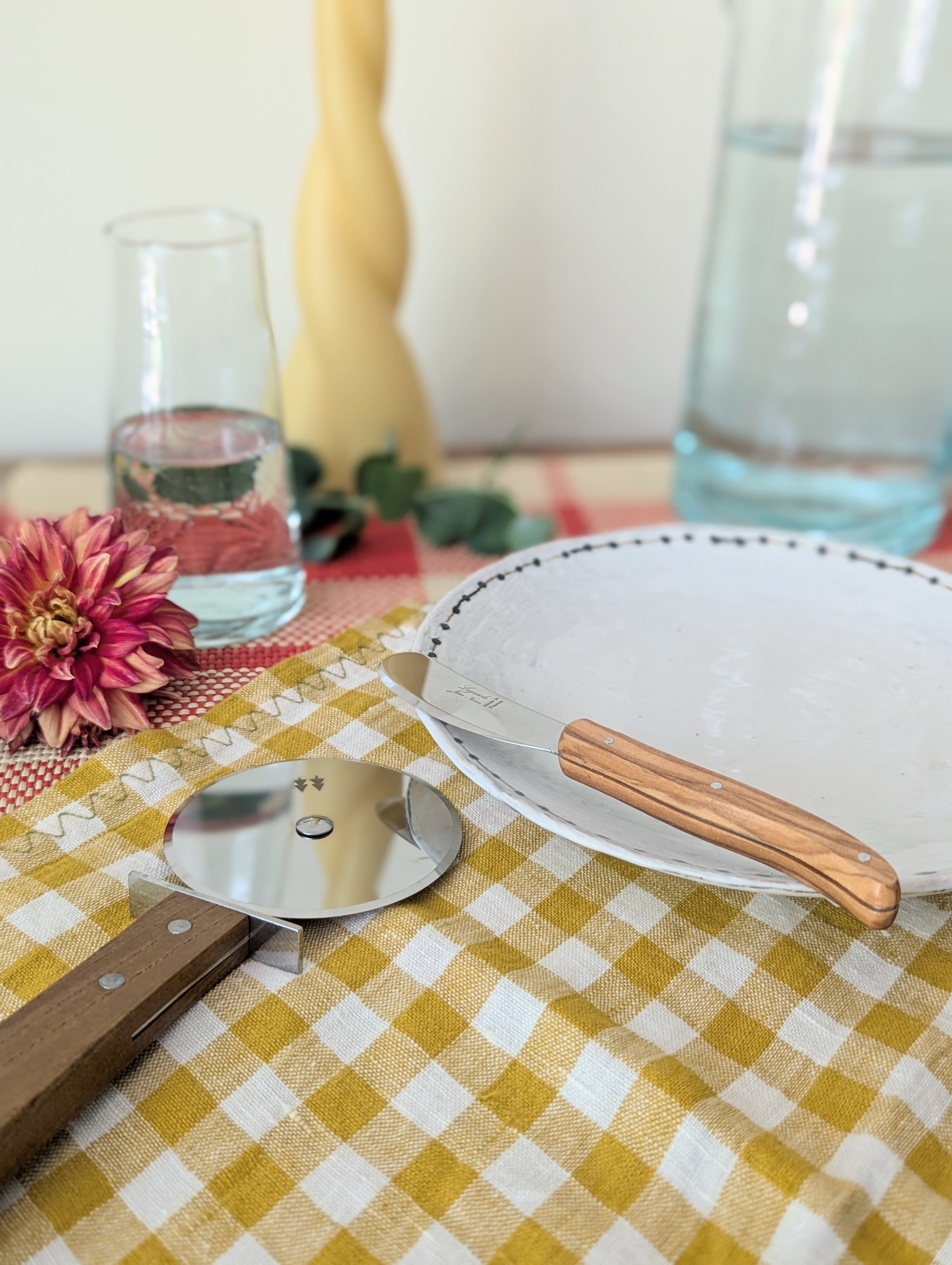 Linen Napkins - Sets of 4 - Blues, Golds, Browns