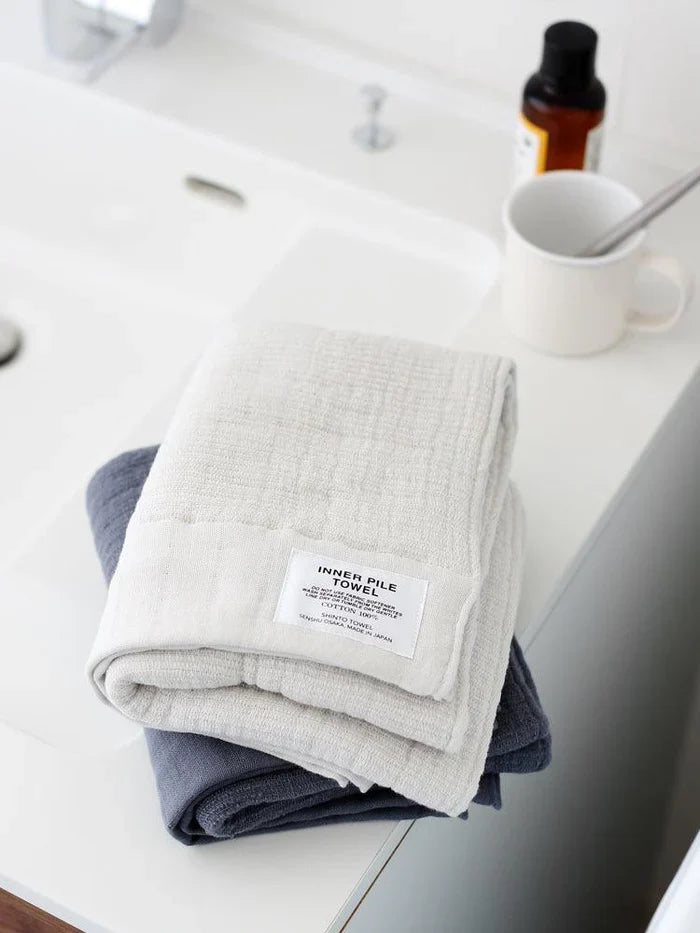 Inner Pile Towel - Charcoal
