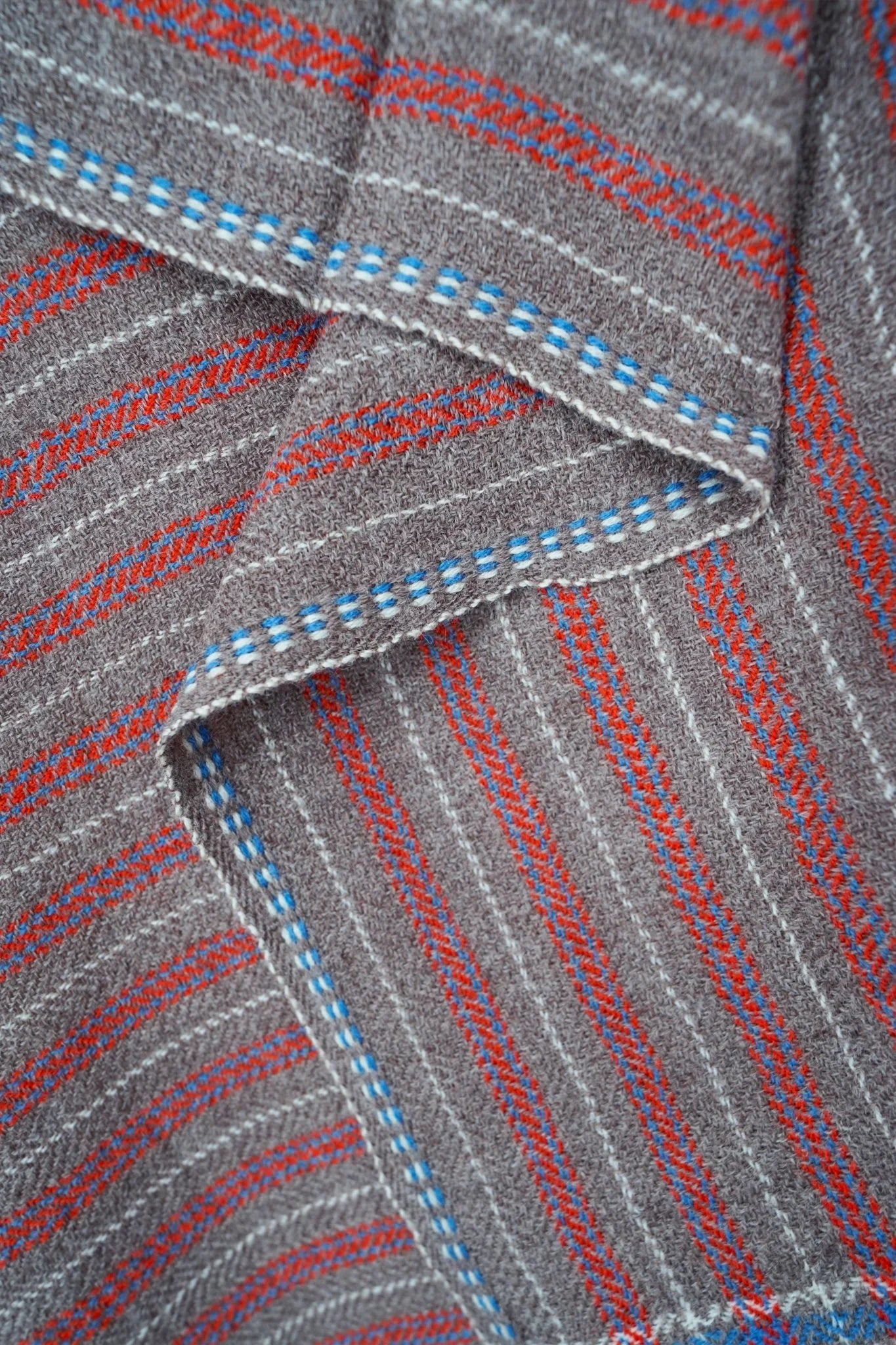 Wool Throw - Tomette Stripe